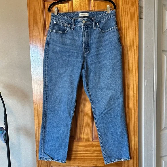 Women’s Madewell Jeans - Curvy Perfect Vintage Straight Jean - 31 Petite - Picture 1 of 4